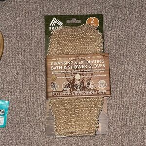 Rebel Bath & Shower Gloves - Natural